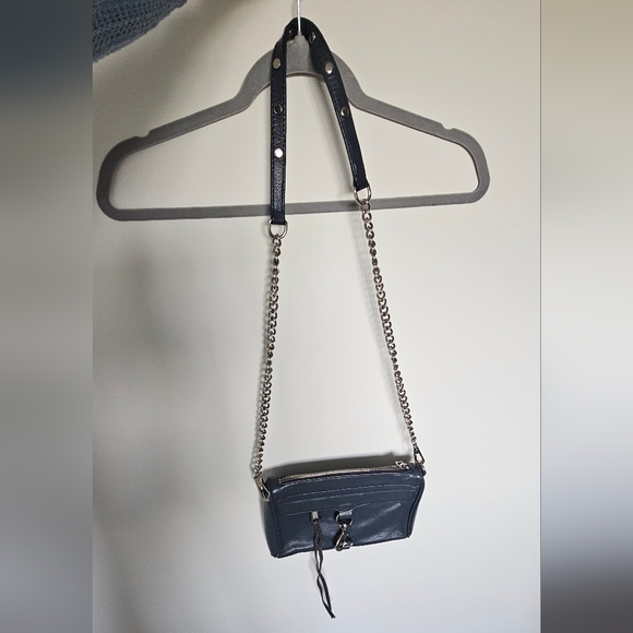 Rebecca Minkoff Mini M.A.C. blue with silver hardware - Picture 5 of 6